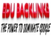create 1000 edu backlinks using blog comments for any website with unlimited urls keywords  