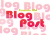 publish your own blog post as a review on my PR2 web hosting blog