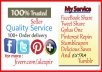give You REAL 10 Facebook Share,15 Tweet,15 Pinterest Share,15 Google votes, 20 Stumble Likes and 20 Delicious Saves And Extra 10 Tumblr/diigo