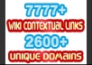 will give you perfect 7777+ seo backlinks 100 percent save from good all contextual wiki 