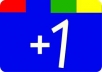 give you 50++ google+1 for your any kind of website only