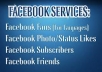 give you 500++ facebook real and safe fans like only 100% manually done in super fast