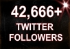 add 42,999 +++ ✔ Best quality Real Looking Twitter Followers ✔ in your profile and ✔ boost your influence ✔in less than 48 hours✔