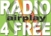 get your dance music track on the radio. For that i will give you a list of real radio stations that are willing to play your dance track for free. Get radio airplay now, all only