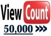 give you 50,000 Real YOUTUBE Views + 50 Likes + 50 Subscribers+ 50 Favorites + 10 Comments