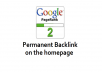 permanently give you a PR2 backlink on the homepage of the site