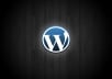 create a Wordpress website with all features