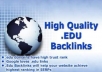 make 70+ Real High Pr BACKLINKS, Dofollow, PR8, PR9, Edu, Anchor, Penguin Safe, High Authority, Serp, Huge Link Juice + Pinging, Good Seo