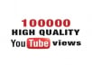 give 100000+ youtube views with  likes or subscribers