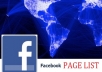 send you a list of 350+ FACEBOOK pages with more than 40000000+ fans that allow posting for you to advertise on