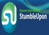 Give you 110 stumbleUpon and Bonus 30 Dilicious for your only 1 site