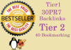 produce 30 and above Top quality do follow backlinks for your website from 30 PR7 and above High authority domain + Indexing