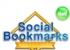 Social bookmarking submission Manually to 200+ sites Including Top 50 sites
