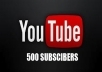 give you 500 youtube video likes 