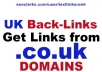 create 100 UK backlinks, nofollow Links from .co.uk domains