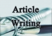 provide you 500 words article for any keyword, 100% Unique and Copyscape passed