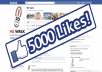 Give you 5000+ VERIFIED Website Facebook Likes Guaranteed safe to any Domain Website Webpage