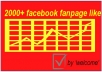 give you 2000+ real facebook like for your fanpage with out admin access