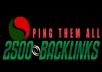create 400 dofollow plus nofollow backlinks also ping them all and improve your website seo ranking