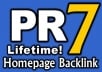 give PR7 Permanent DoFollow Homepage Link for Life on Valid PR7 US English site {Guarantee less than 50 OBLs}