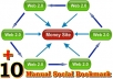 create Google Penguin safe Link Wheel Manually with Unique Articles + 10 Manual Social Bookmark