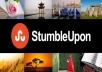 do social bookmarking 120 stumbleupon for your website/blog/youtube video and add extra 15 google plus +1 and 15 facebook share/like