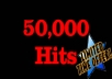 explode your website with 50,000 hits