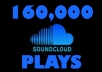 Give u 160,000+ Soundcloud Song Plays on up to 10 Tracks