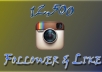 get you 10,000 INSTAGRAM followers and 6,000 instagram likes to your instagram account instantly 