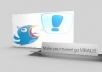 deliver 3000 Retweets and Favorites from 3000 unique profiles having 400,000 followers within 3 days..