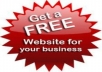 create a full professional website setup FREE