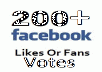Give You 200+ Facebook Votes To Contest