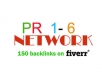 create 150 dofollow CONTEXTUALBACKLINKS in 50 posts on pr1 to pr6 blog network ....