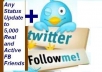Get you 65,000++ Twitter FOLLOWERS to Any Account, in 24 Hours