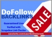 create 750 dofollow backlinks
