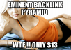 eminent backlink pyramid with 5000 profiles,most dofollow,include some edu gov,good seo for youtube by using xrumer senuke scrapebox