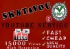 deliver 20000 youtube views to your video very fast
