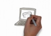 create video scribe or whiteboard animation..@