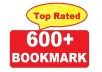 add your site to 600 Social Bookmark Sites ★★ Ping ★★ Linklicious ★★ Lindexed Submission ..