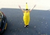 shout anything you want in a banana costume...!!