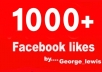 get you 1000+ Facebook likes with USA names and profile pictures within 48 hours To your fanpage..