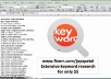 do KEYWORD research to give you best 50 keywords watch my video for more details............
