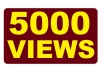 give you SAFEST 5000 YouTube views + Spread to 3 Days ..!!