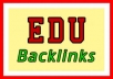 1000 Edu Backlinks, Massive Seo Blast, Google Loves Edu, Express Gig, 24 Hours Completion Or Free Order, Full Report, Ultimate Link Juice