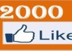 give you 2000+ facebook likes to any of your fanpage in 24hours