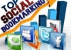 do Manually 100 High PR 8 to 2 Dofollow Social Bookmarking, 100 percent dofollow and unique ip!!
