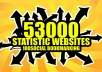 submit your site to 53K statistic websites + 100 Social Bookmarks!!!!!!