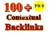 make 100 PR1 to PR8 Contextual Backlinks + 10000 Blog Comments + Report!!!!!!