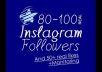 safely get you 80 to 100 REAL, non bot, human active Instagram followers; 50+ authentic likes, and will then monitor for stability..@