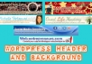 make a personal header or background for your Wordpress blog..@
